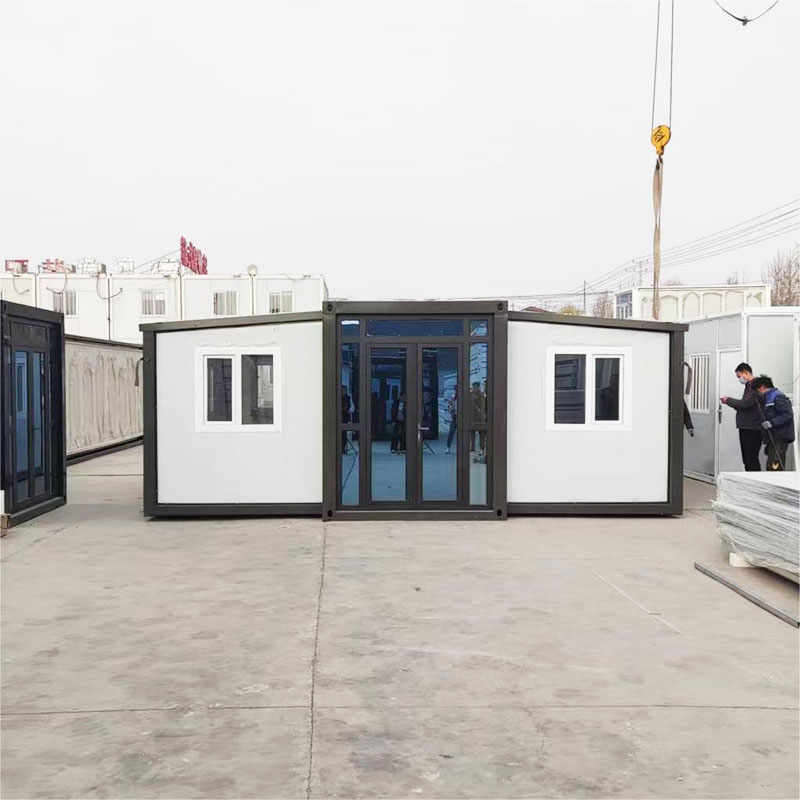Casa de contenedores plegable expandible