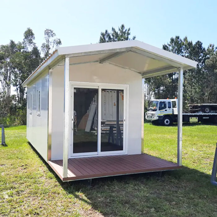 Casa contenedor al aire libre